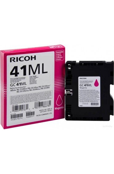 Картридж GC 41ML/ 405767 (для Ricoh Aficio SG2100/ SG3100/ SG3110/ SG3120/ SG7100) пурпурный от компании ООО "Копирка Бай" - фото 1