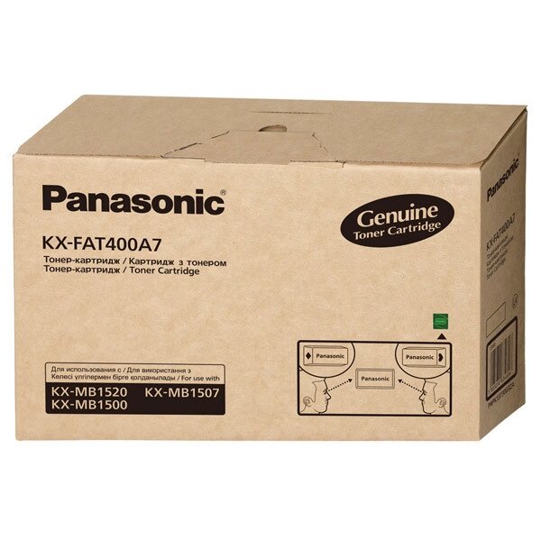 Картридж KX-FAT400A7 (для Panasonic KX-MB1500/ KX-MB1501/ KX-MB1507/ KX-MB1510/ KX-MB1520/ KX-MB1536) от компании ООО "Копирка Бай" - фото 1