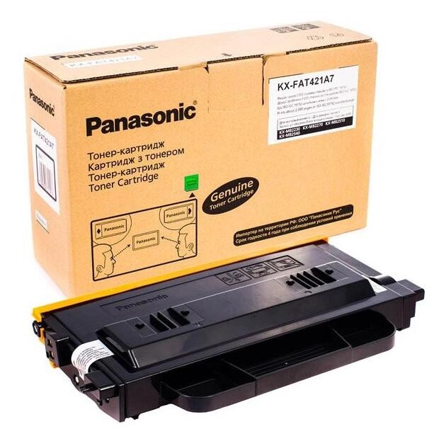 Картридж KX-FAT421A7 (для Panasonic KX-MB2230/ KX-MB2235/ KX-MB2270/ KX-MB2510/ KX-MB2540/ KX-MB2571) от компании ООО "Копирка Бай" - фото 1