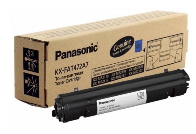 Картридж KX-FAT472A7 (для Panasonic KX-MB2110/ KX-MB2120/ KX-MB2130/ KX-MB2138/ KX-MB2170/ KX-MB2178) от компании ООО "Копирка Бай" - фото 1