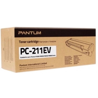 Картридж PC-211EV/ PC-211P (для Pantum P2200/ P2207/ P2500/ P2500W/ P2507/ M6500/ M6550/ M6607) от компании ООО "Копирка Бай" - фото 1