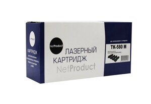 Картридж TK-580M (для Kyocera FS-C5150/ ECOSYS P6021) NetProduct, пурпурный