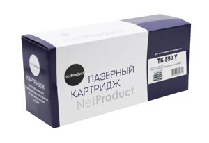 Картридж TK-590Y (для kyocera FS-C2026/ FS-C2526/ FS-C2626/ ecosys M6026) netproduct, жёлтый