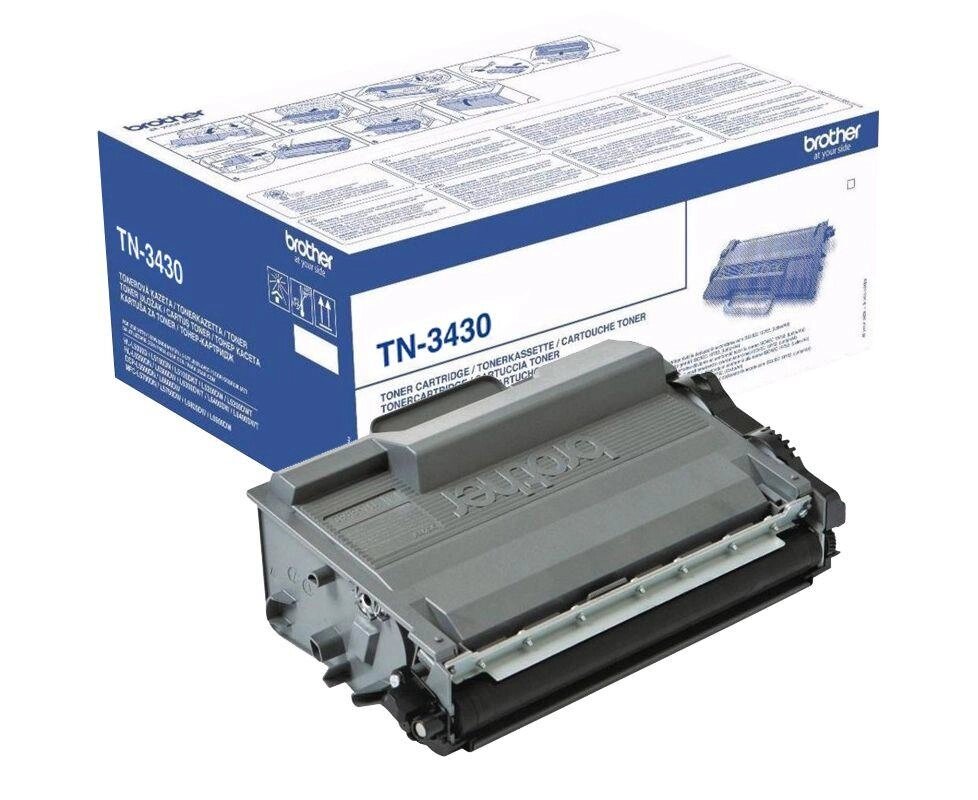 Картридж TN-3430 (для Brother DCP-L5500/ DCP-L5650/ HL-L5000/ HL-L5200/ HL-L6250/ MFC-L5700/ MFC-L6700) от компании ООО "Копирка Бай" - фото 1