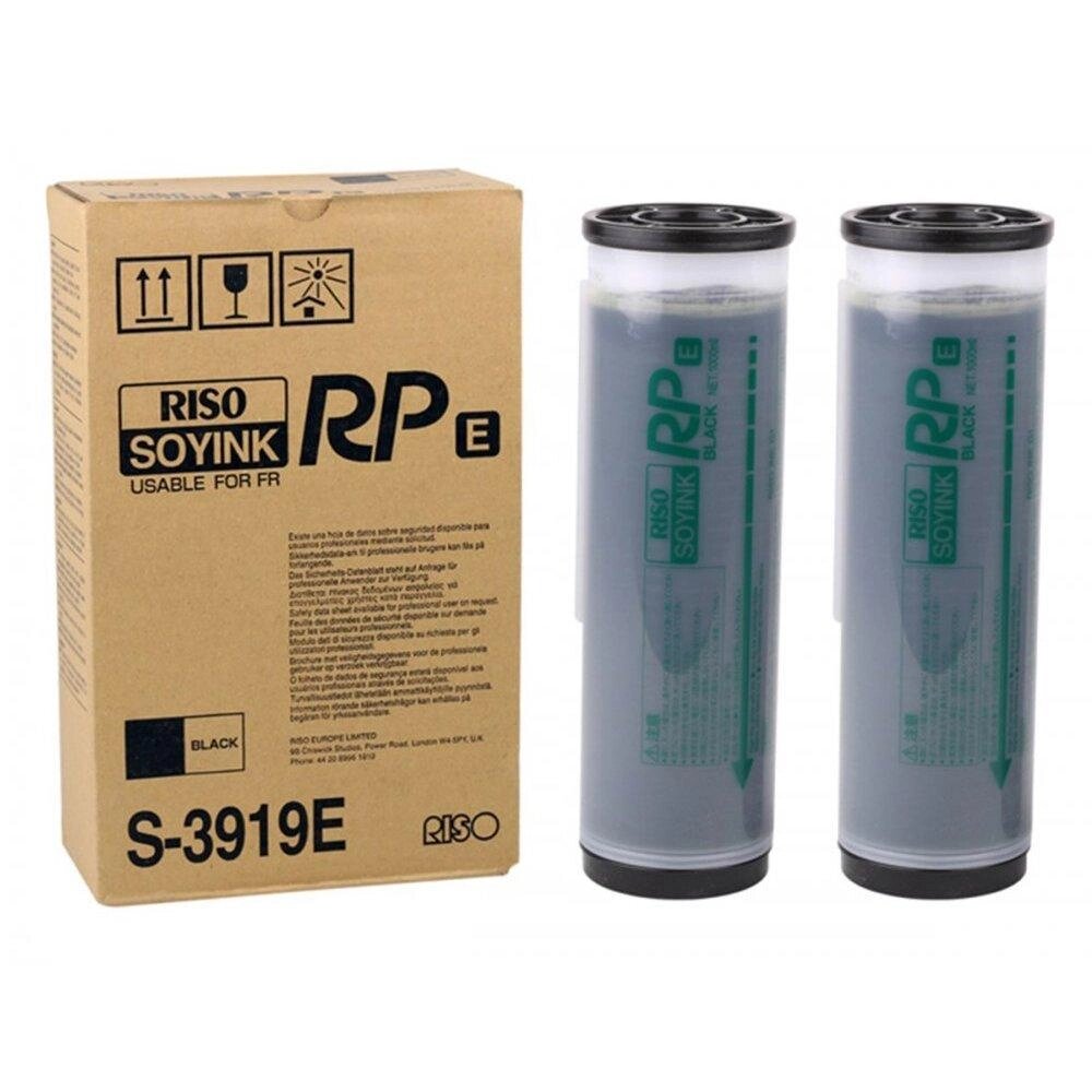 Краска RISO FR/ RP 3500/ 3590/ 3100 Black (O) S-3919E отгружается только в четном количестве от компании ООО "Копирка Бай" - фото 1