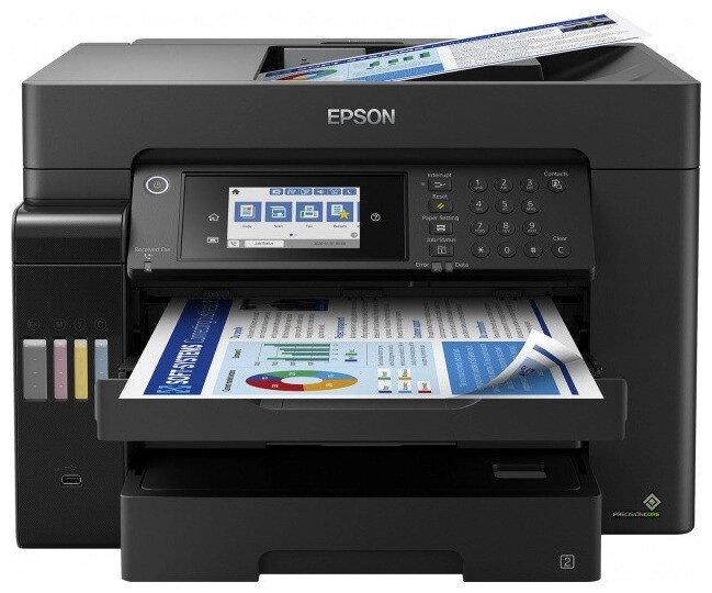 МФУ цветное Epson L15160 / копир-принтер-сканер-факс-СНПЧ (сеть-USB-WiFi) от компании ООО "Копирка Бай" - фото 1