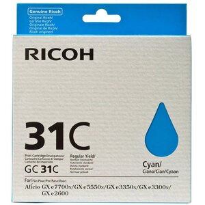 Картридж GC 31C/ 405689 (для Ricoh Aficio GXe2600/ GXe3300/ GXe3350/ GXe5550/ GXe7700) голубой