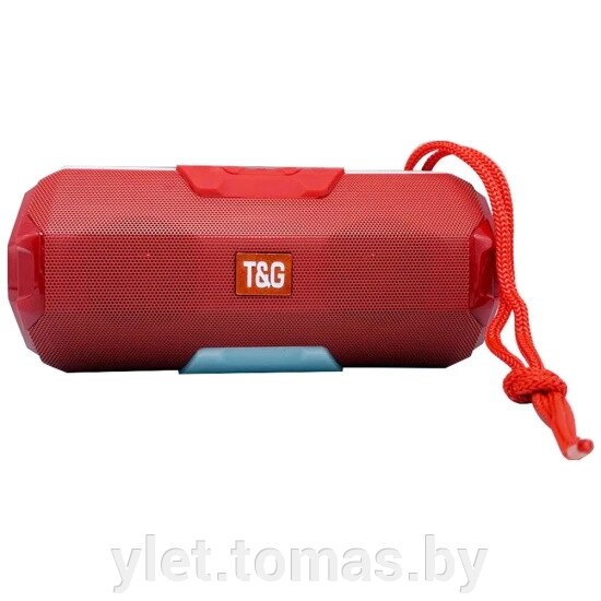 Беспроводная bluetooth колонка TG-143 с подсветкой Красная от компании Интернет-магазин Ylet - фото 1