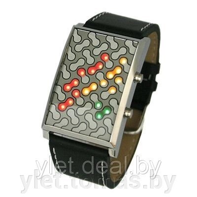 Бинарные Led часы VIRUS от компании Интернет-магазин Ylet - фото 1