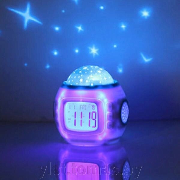 Часы проектор звездное небо от компании Интернет-магазин Ylet - фото 1