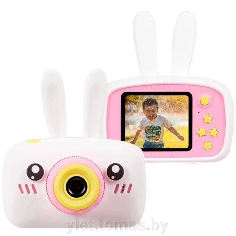 Детский цифровой фотоаппарат Зайчик белый от компании Интернет-магазин Ylet - фото 1