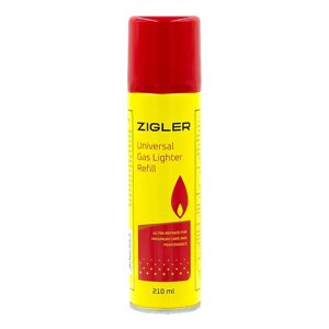 Газ для зажигалок Zigler 210 ml
