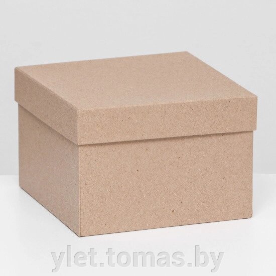 Коробка крафт 25 х 25 х 12 см от компании Интернет-магазин Ylet - фото 1