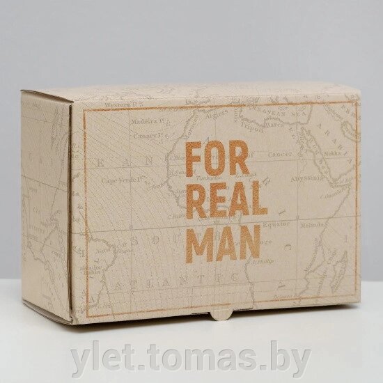 Коробка пенал For real man 221510 см от компании Интернет-магазин Ylet - фото 1