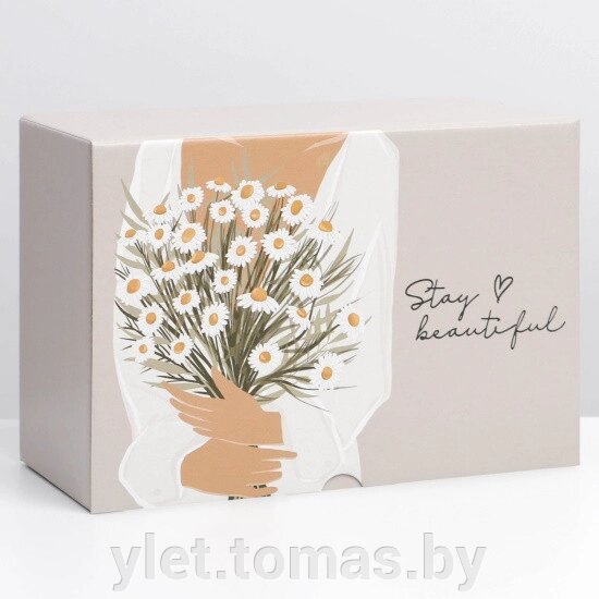 Коробка пенал Stay beautiful 22  15  10 см от компании Интернет-магазин Ylet - фото 1