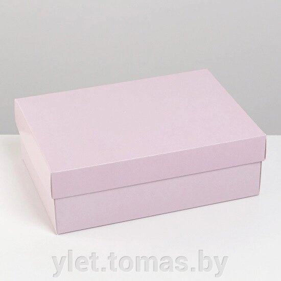Коробка складная Лавандовая 21 х 15 х 7 см от компании Интернет-магазин Ylet - фото 1