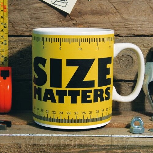 Кружка Гигант Size Matters от компании Интернет-магазин Ylet - фото 1