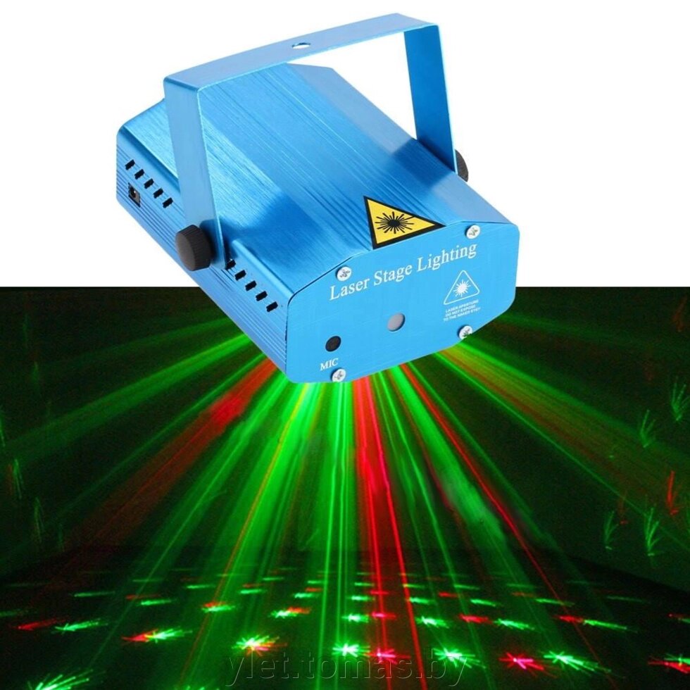 Лазерный проектор Mini Laser Stage Lighting KH-2379 от компании Интернет-магазин Ylet - фото 1