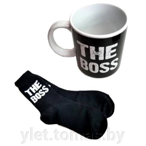 Набор подарочный The Boss. Кружка с носками от компании Интернет-магазин Ylet - фото 1
