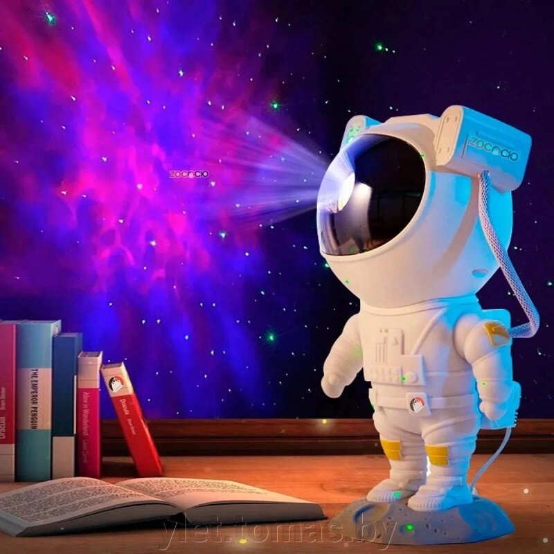 Ночник проектор звездного неба Космонавт W1 с пультом ДУ от компании Интернет-магазин Ylet - фото 1