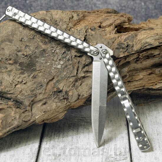 Нож бабочка Серебро плетение от компании Интернет-магазин Ylet - фото 1