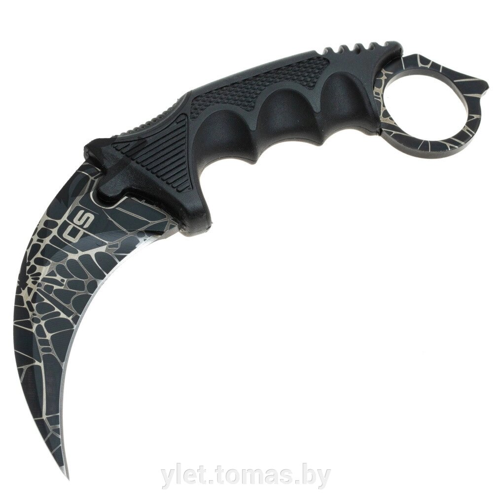 Нож керамбит нескладной черный Паутина от компании Интернет-магазин Ylet - фото 1