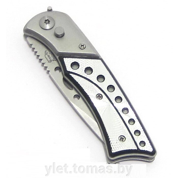 Нож складной металлический Круги от компании Интернет-магазин Ylet - фото 1