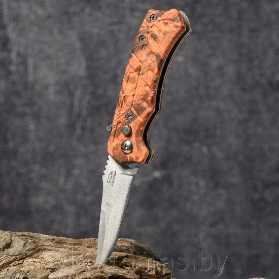 Нож складной мини оранжевый 14,5 см от компании Интернет-магазин Ylet - фото 1