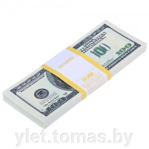 Пачка денег сувенирная 100$ от компании Интернет-магазин Ylet - фото 1