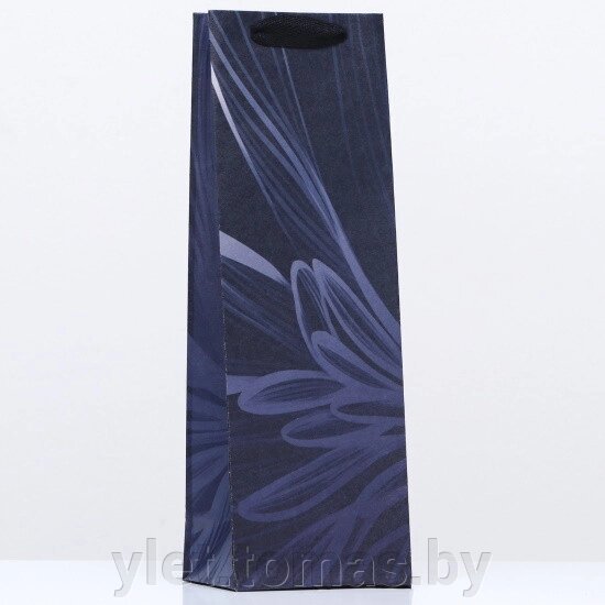 Пакет подарочный Фиолетовые лепестки, 12 х 36 х 8.5 см от компании Интернет-магазин Ylet - фото 1
