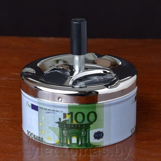 Пепельница антидым 100 евро, 11х6 см от компании Интернет-магазин Ylet - фото 1
