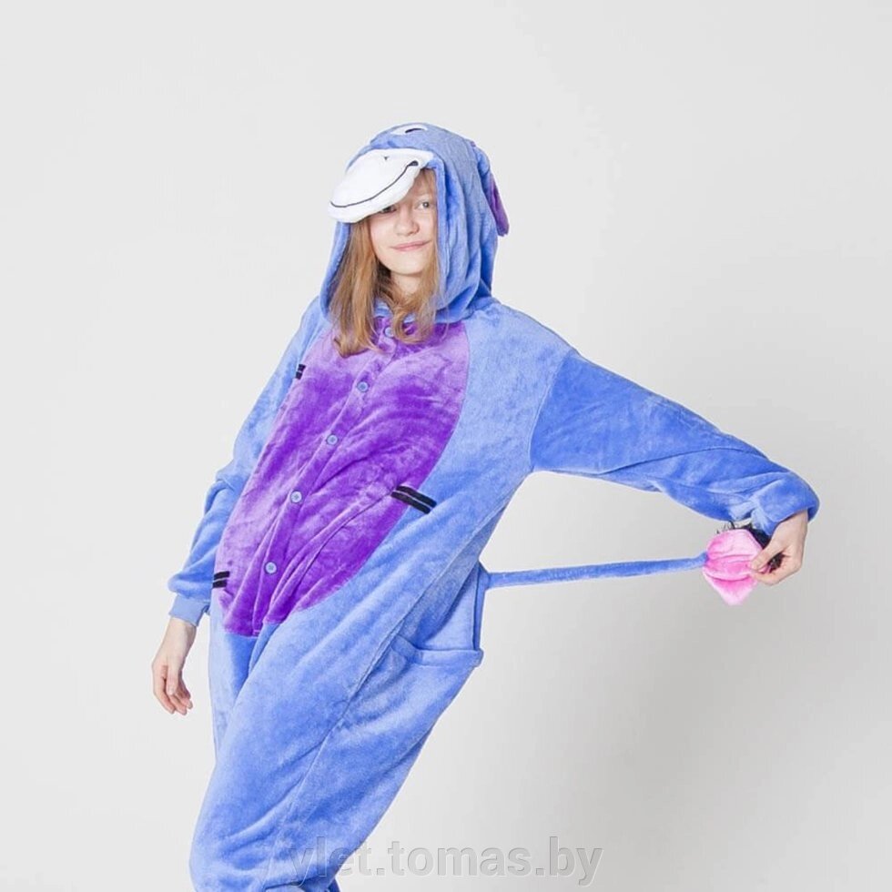 Пижама кигуруми Ослик (рост 140-149,150-159 см) - Интернет-магазин Ylet