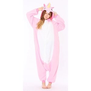 Пижама Кигуруми Единорог розовый (рост 150-159 см)