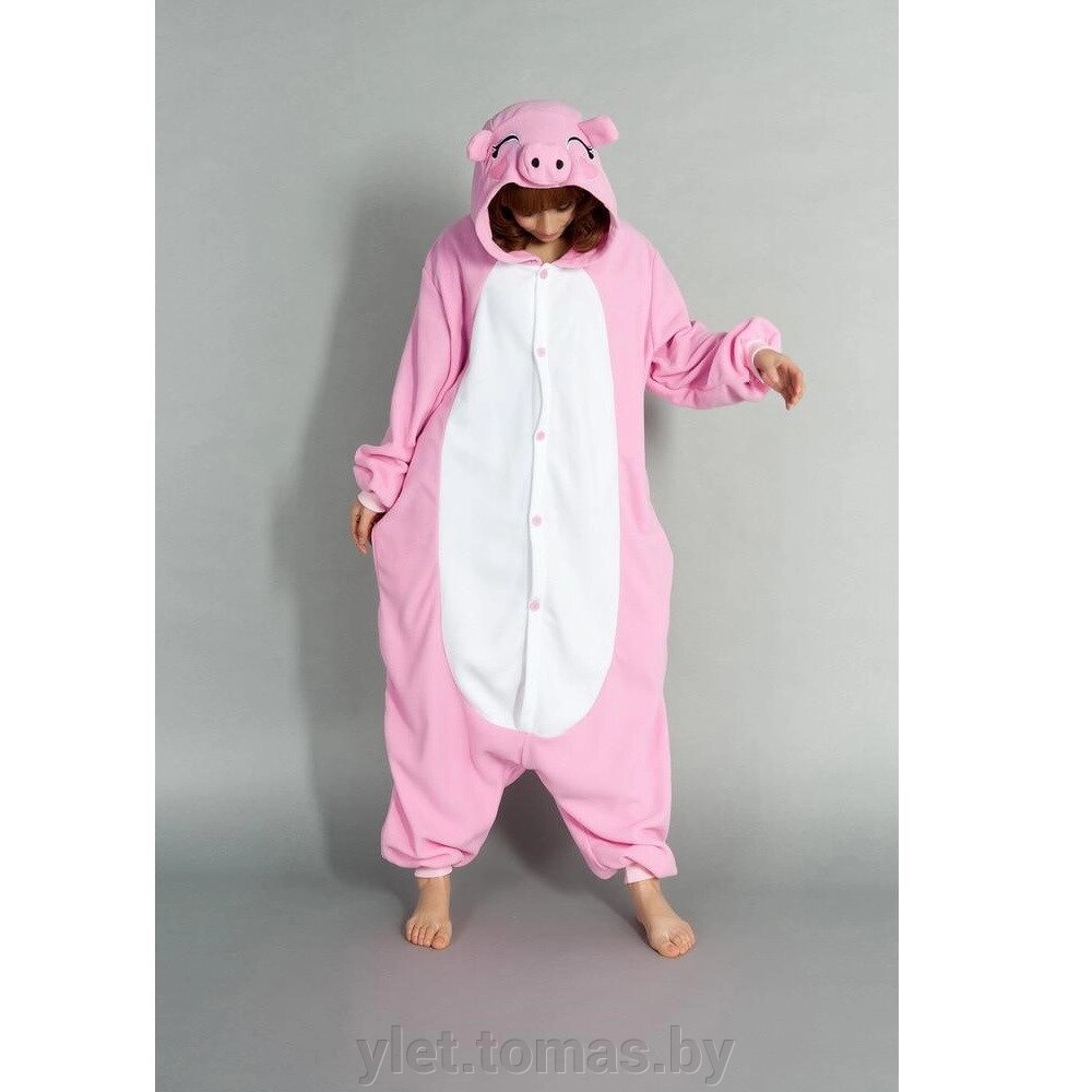 Пижама кигуруми Свинка (рост 140-149 см) от компании Интернет-магазин Ylet - фото 1