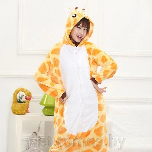 Пижама Кигуруми Жираф (рост 150-159,160-169 см) от компании Интернет-магазин Ylet - фото 1