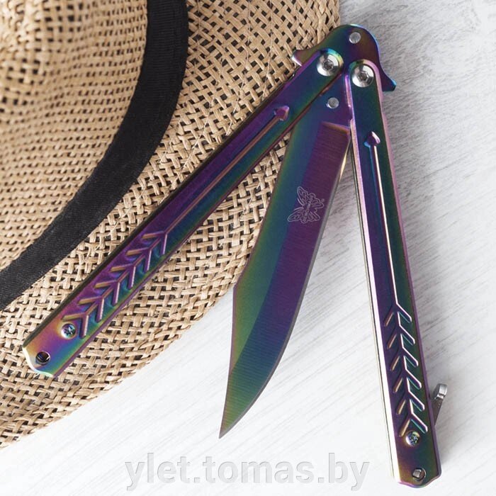 Складной нож бабочка хамелеон Стрела от компании Интернет-магазин Ylet - фото 1