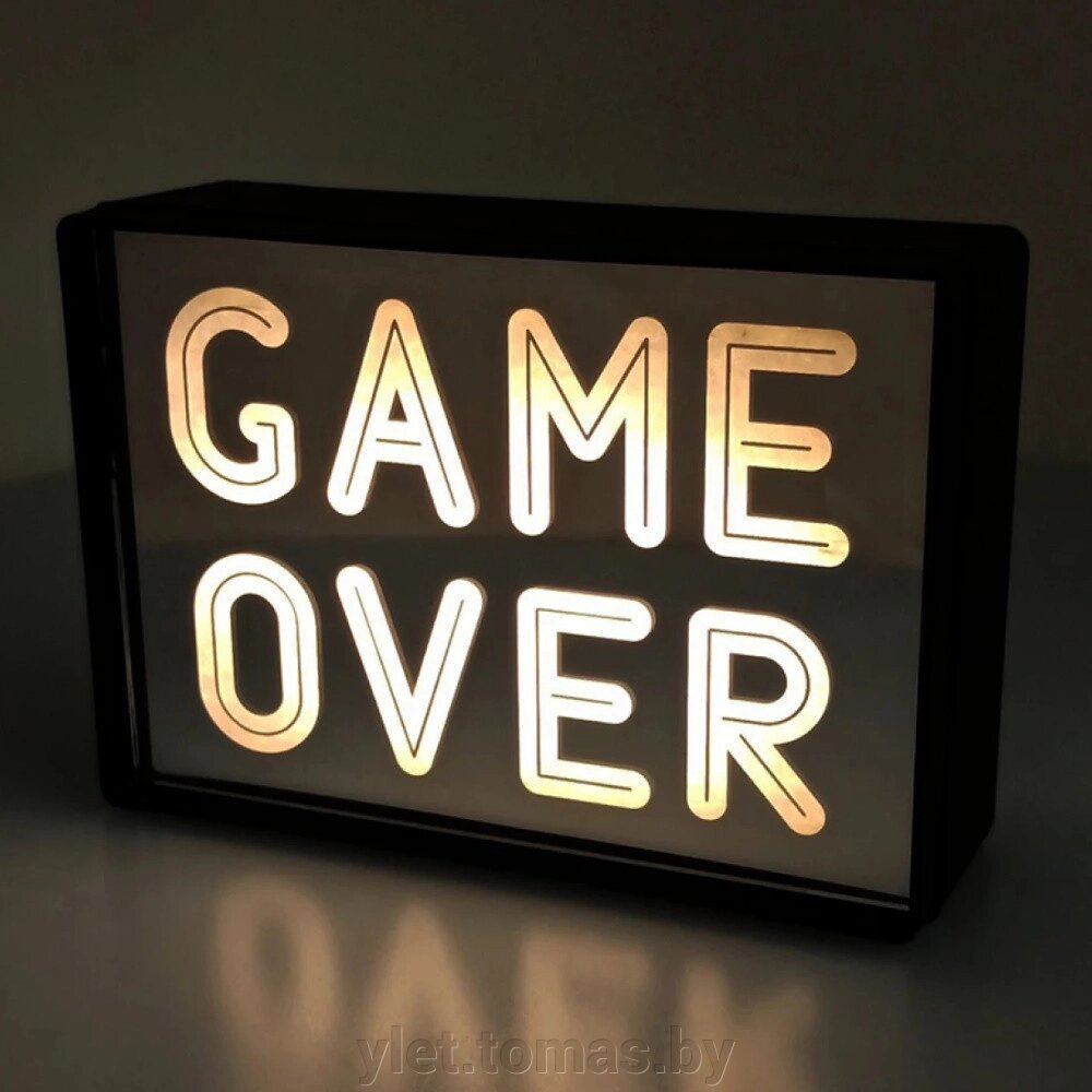 Светильник Game Over от компании Интернет-магазин Ylet - фото 1