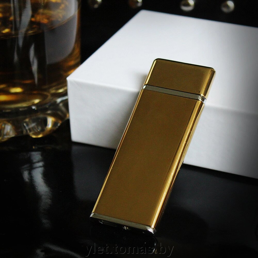 USB Зажигалка Bondn золото от компании Интернет-магазин Ylet - фото 1