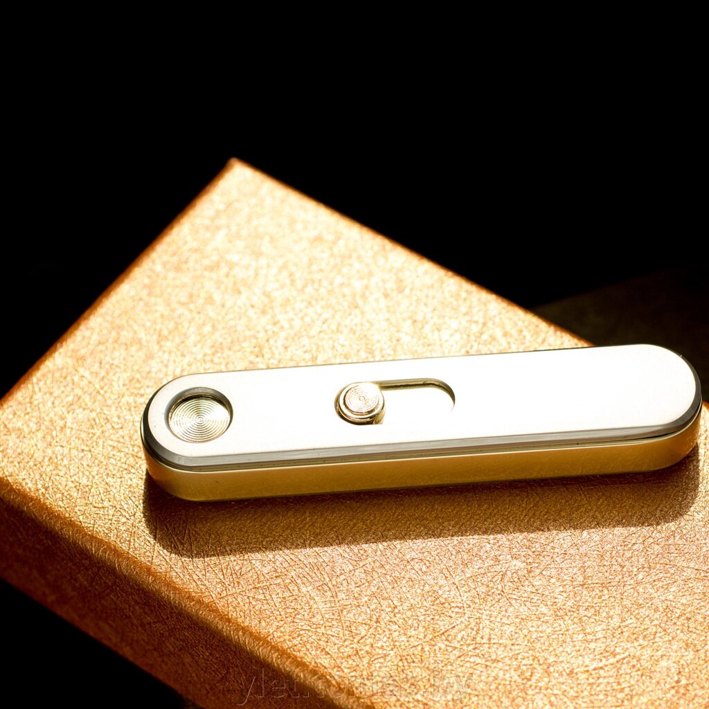 USB зажигалка honest компактная (золотая) от компании Интернет-магазин Ylet - фото 1