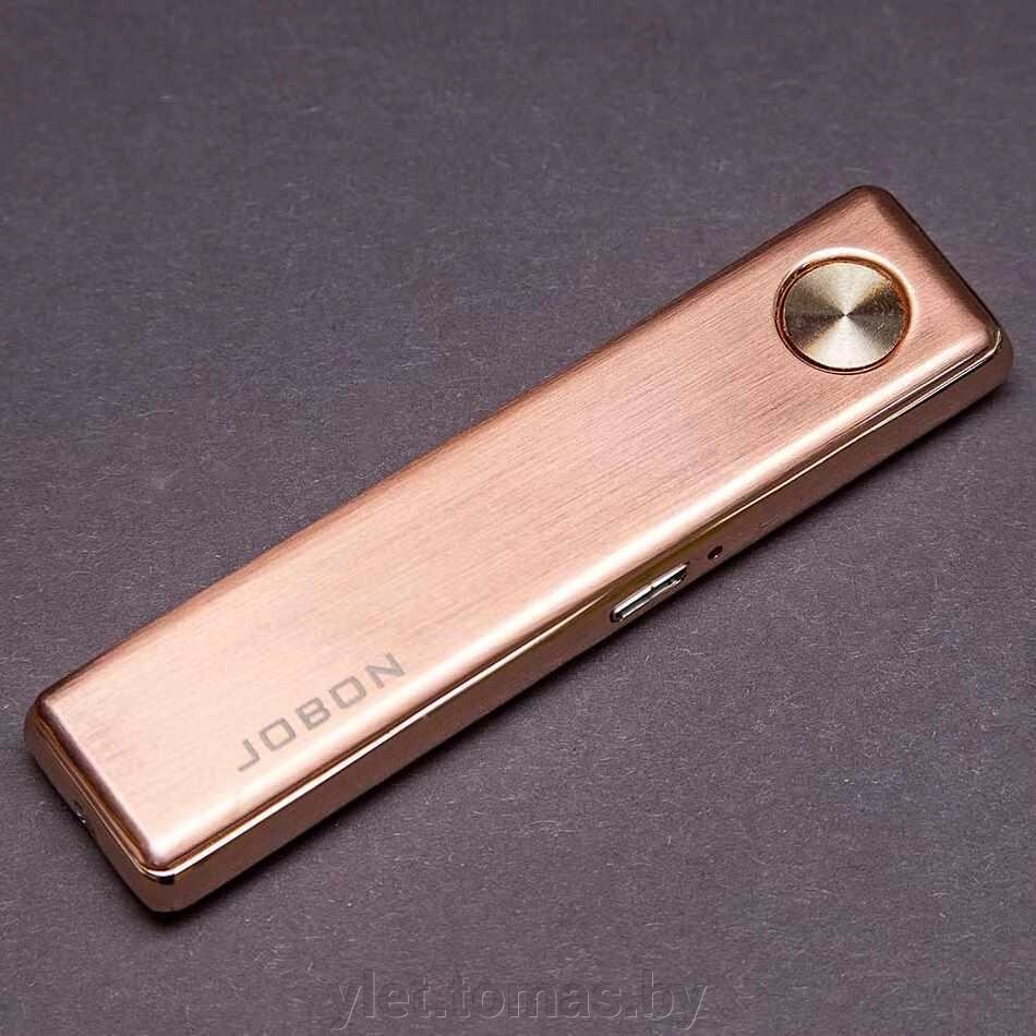 USB Зажигалка Jobon узкая Коричневая от компании Интернет-магазин Ylet - фото 1