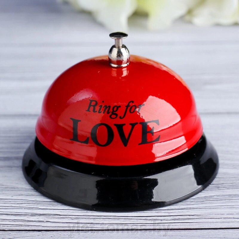 Звонок настольный Ring for Love Красный от компании Интернет-магазин Ylet - фото 1