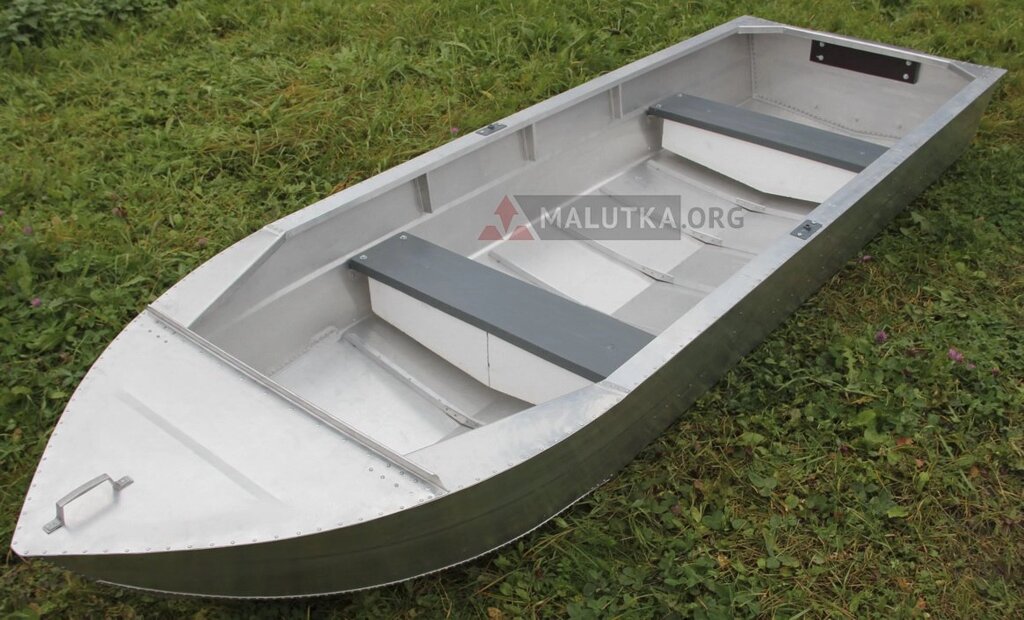 Алюминиевая лодка Малютка-Н 3.1 м, с транцем от компании Интернет-магазин «Vlodke» - фото 1