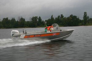 Алюминиевая лодка Wellboat-45M