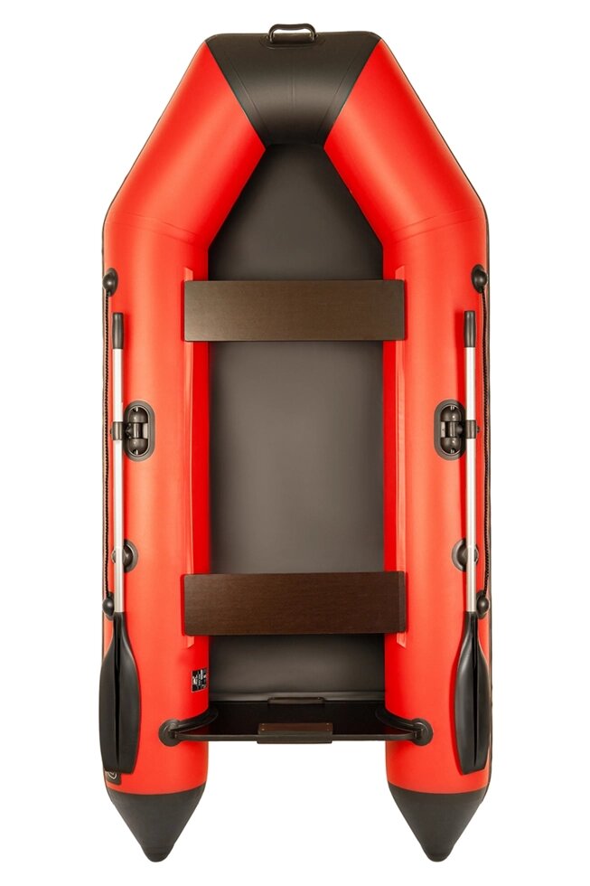 Лодка надувная ПВХ Аква 2800 красный-черный от компании Интернет-магазин «Vlodke» - фото 1