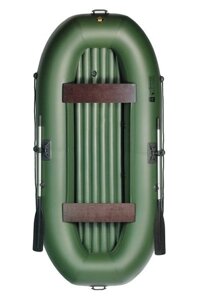 Лодка надувная ПВХ Таймень LX 290 НД зелёный