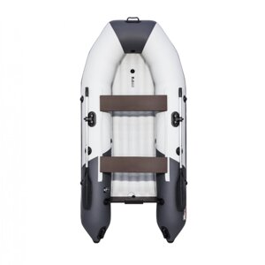 Лодка надувная ПВХ Таймень NX 2900 НДНД "Комби" светло-серый/графит