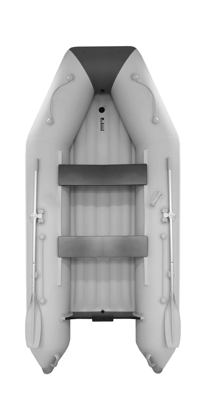 Лодка ПВХ АКВА 3600 НДНД свётло-серый/графит от компании Интернет-магазин «Vlodke» - фото 1