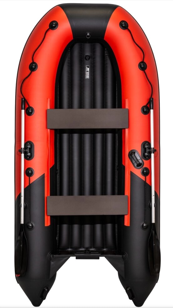 Лодка ПВХ Ривьера 3200 НДНД Компакт красный/чёрный от компании Интернет-магазин «Vlodke» - фото 1