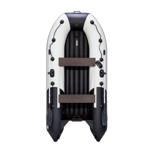 Лодка ПВХ Ривьера 3200 НДНД Компакт светло-серый/чёрный от компании Интернет-магазин «Vlodke» - фото 1