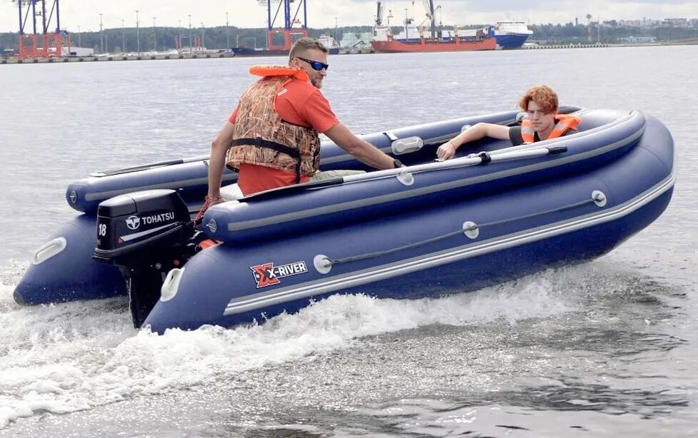 Лодка ПВХ Rocky 335 синий от компании Интернет-магазин «Vlodke» - фото 1